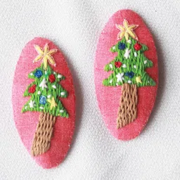 Choko Girls Set Of 2 Fabric Tic Tac Hair Clip-14
