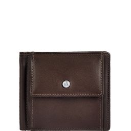 Eske Men Brown Solid Leather Money Clip-picture-16