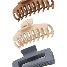 Softwrap Women Set of 3 Spiral Claw Clip-16