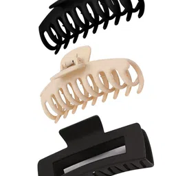 Softwrap Women Set of 3 Spiral Claw Clip-12