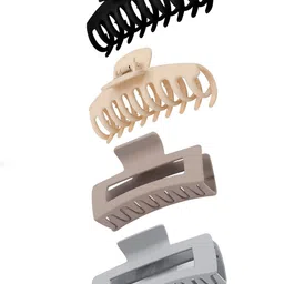 Softwrap Women Set of 4 Spiral Claw Clip-image-88