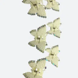 FCK-3 Set of 6 Embellished Claw Clips-42