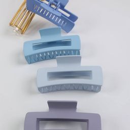 Krelin Set of 4 Rectangle Claw Clips-56