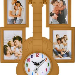 Attractionz Beige Round Contemporary Analogue Wall Clock-image-41