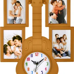 Attractionz Beige Textured Round Analogue Wall Clock-image-81