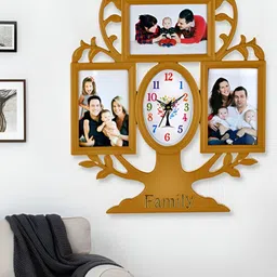 Attractionz Beige Textured Wall Clock-image-41