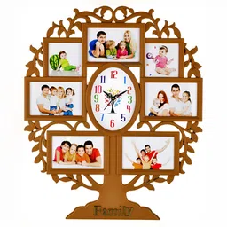 Attractionz Beige Textured Wall Clock-image-32
