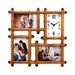Attractionz Beige Contemporary Wall Clock-picture-10