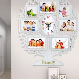 Attractionz White Oval Contemporary Analogue Wall Clock-image-78
