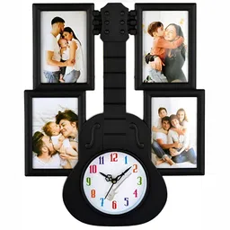 Attractionz Black & White Round Shaped Contemporary Analogue Wall Clock-image-65