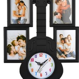 Attractionz Black Round Contemporary Analogue Wall Clock-image-72