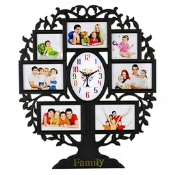 Attractionz Black Round Contemporary Analogue Wall Clock-image-68