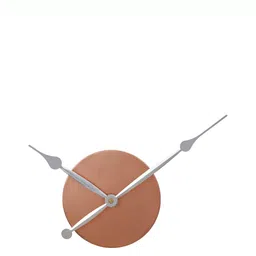 CHRONIKLE Copper-Toned & Sliver- Toned Metal Round Contemporary Wall Clock-image-66
