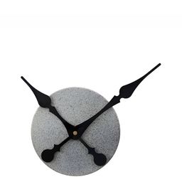CHRONIKLE Grey & Black Round Shaped Contemporary Wall Clock-image-6