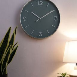House Of Accessories Grey & White Contemporary Wall Clock-image-97