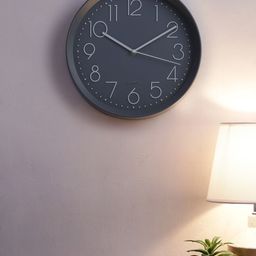 House Of Accessories Grey & White Contemporary Wall Clock-image-62