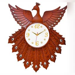 Attractionz Brown & White Textured Contemporary Wall Clock-picture-15