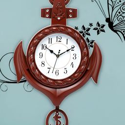 Attractionz Brown Traditional Analogue Wall Clock-image-80