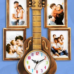 Attractionz Brown Round Analogue Wall Clock-picture-42