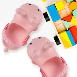 Yellow Bee Girls Pink Cute Bunny Clogs-image-32