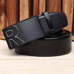 Kastner Men Textured Wide Formal Belt-image-67