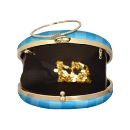 ARTKLIM Printed Box Clutch With Shoulder Strap image 5