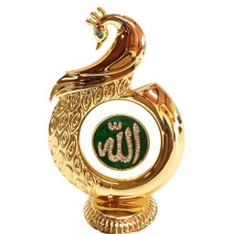 INTERNATIONAL GIFT Gold-Toned Allah God Brass Idol Showpiece-image-86