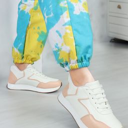 The Roadster Lifestyle Co. Women White & Pink Colourblocked Comfort Insole Sneakers-53