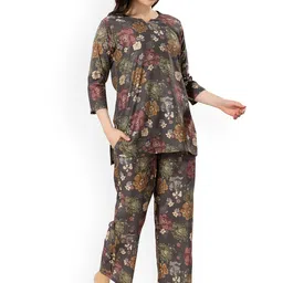 NIGHT FLOSS Printed Three Quarter Sleeve Tunic & Trouser Co-Ords image 3