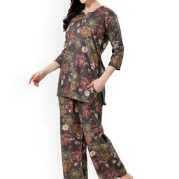 NIGHT FLOSS Printed Three Quarter Sleeve Tunic & Trouser Co-Ords image 5