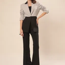 VOLCAPE Lapel Collar Blazer With Trousers Co-Ords-image-38