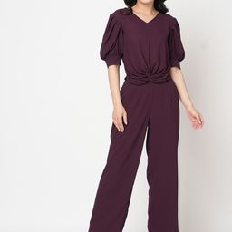 MISH V-Neck Twist-Front Top With Trousers-picture-18