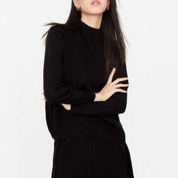 Trendyol Woven-Design High-Neck Sweatshirt With Skirt-image-76