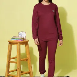 9shines Label Mid-Rise Pure Cotton Night Suit-image-75