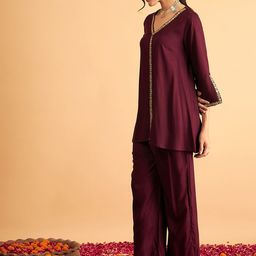 Shae by SASSAFRAS Embroidered Top With Trousers image 4