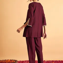 Shae by SASSAFRAS Embroidered Top With Trousers image 5