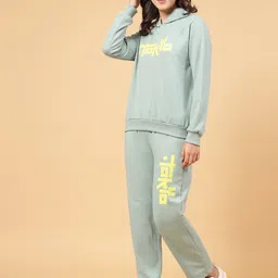 Rigo Printed Plus Size Terry Sweatshirt with Trousers co-ords Set-picture-47