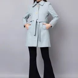 Dlanxa Belted Single Breasted Wool Trench Coat-picture-27