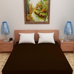 Nivasam Coffee Brown Terry Water Resistant Mattress Protector-image-76