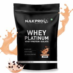 Nakpro Whey Platinum Whey Protein Isolate,  2.2 lb  Coffee -19