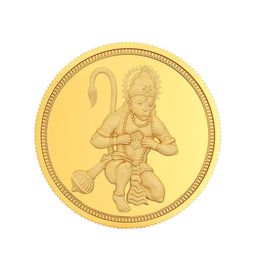 Joyalukkas Lord Hanuman 22KT Gold Coin-4gm-image-47
