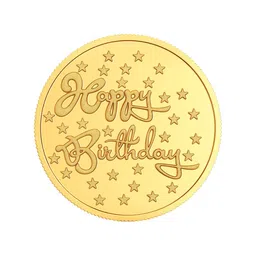Joyalukkas Happy Birthday 22KT Gold Coin-2gm-picture-13