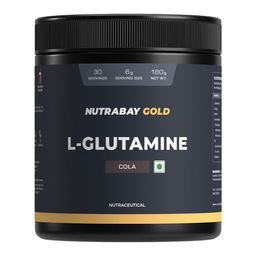 Nutrabay Gold L-Glutamine,  0.39 lb  Cola -25