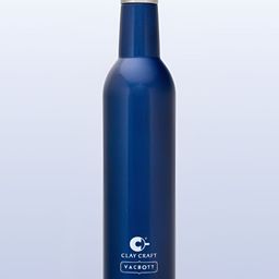 CLAY CRAFT Blue & Silver-Toned Brand Logo Double Wall Vacuum Water Bottle 1l-image-63