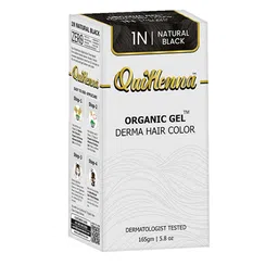 QUIKHENNA Organic Gel Derma PPD & Ammonia-Free Hair Color 165 g - Natural Black 1N-image-68