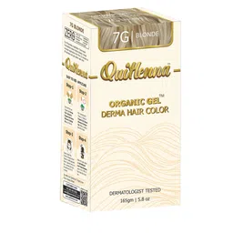 QUIKHENNA Organic Gel Derma Ammonia Free Hair Color 165 g - Blonde 7G-34