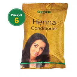 Ozone Set Of 6 100% Organic Henna Conditioner Mehndi with 7 Ayurvedic Herbs - 100g Each-7