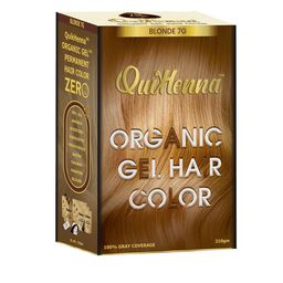 QUIKHENNA Organic Gel PPD & Ammonia Free Hair Colour 210gm - Blonde 7G-17