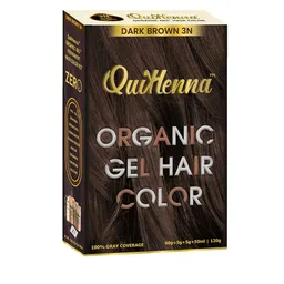 QUIKHENNA Organic Gel PPD & Ammonia-Free Permanent Hair Colour 120 g - Dark Brown 3N-picture-34