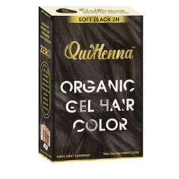 QUIKHENNA Organic Gel PPD & Ammonia-Free Permanent Hair Colour 120 g - Soft Black 2N-image-44